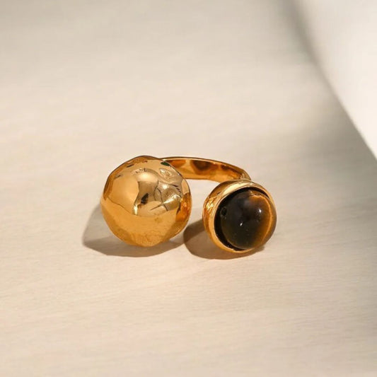 Tiger's Eye Premium Open Ring